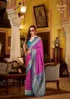 Sabarmati Silk By Rajpath Soft Silk With Contrast Border Saree Exporters In India
